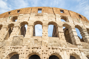 Obraz premium the famous Coliseum of Rome (Colosseum - Flavian Amphitheatre), Lazio, Italy