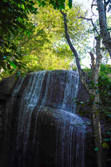 view of waterfalls at Munnar India