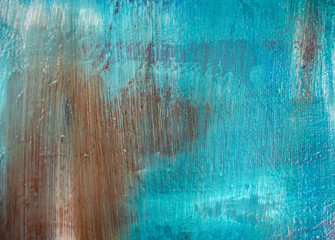 Abstract art, colorful oil paintings on canvas are beautiful, modern art Contemporary art. 