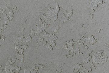 Background of sand light plaster, two layer.