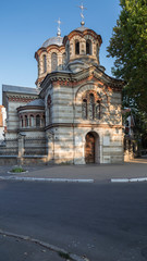 Fototapeta na wymiar The Greec Christian Church by St. Panteleimon.
