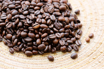 Geröstete Kaffeebohnen