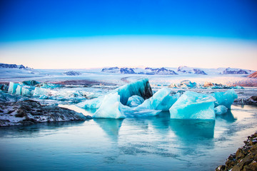 Glacier Lagoon Jökulsarlon, Iceland, Europe