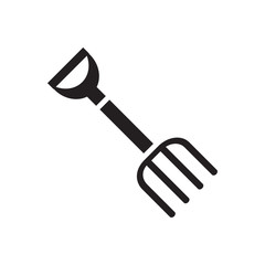 fork icon collection, trendy style