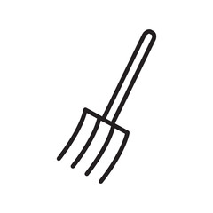 fork icon collection, trendy style