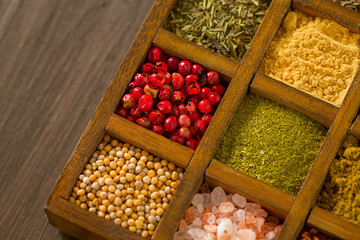 assortment of spices