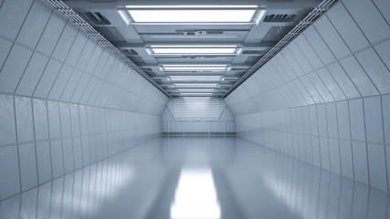 Empty room interior