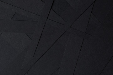 High angle view of black paper background.