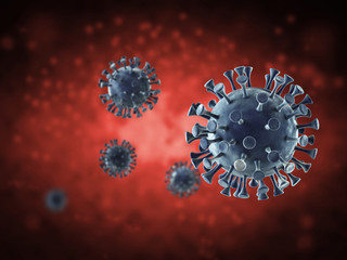 coronavirus cell in blood