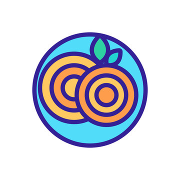 Delicious pasta icon vector. Thin line sign. Isolated contour symbol illustration