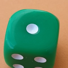 colorful dices on the table