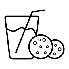 Soft drink vector icon illustration