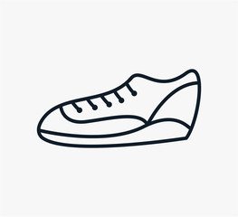 The shoes icon vector logo design template