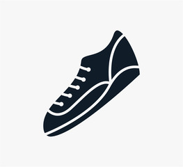 The shoes icon vector logo design template