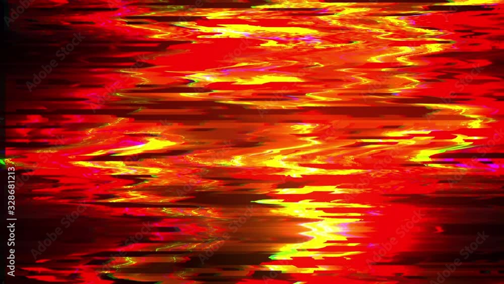 Poster glitch, pixel noise on the screen, computer generated. bad signal. video damage. 3d rendering a digi