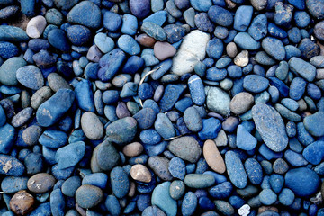 pebbles on the beach stone background