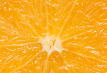 Orange in a cut as a background