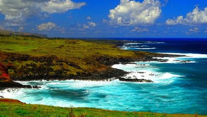 South America, Chile, Archipelago Polynesia, Easter Island