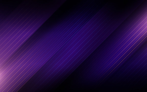 Abstract purple straight stripes. Hi-tech futuristic background