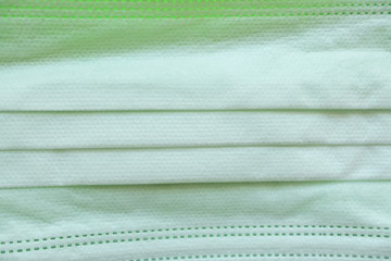 white filter of medical hygiene face mask