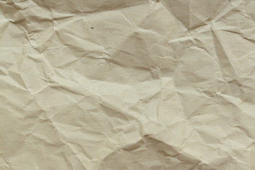 brown crumpled paper texture background
