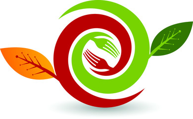 Eco food logo