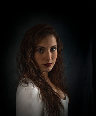 Fototapeta premium retrato chica joven