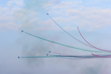 Aircrafts at Milano Linate airshow 2019