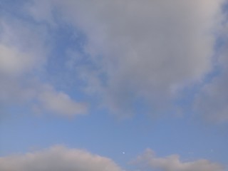 blue sky with clouds