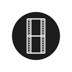 camera strip line block style icon vector design