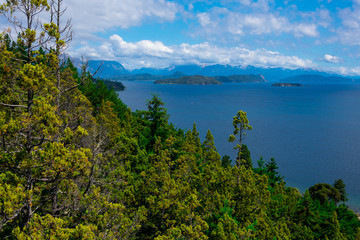 View of Nahuel Huapi Lake from Cerro Viejo. Bariloche, Argentina