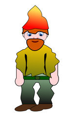 Young Dwarf with Red Hat