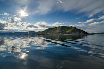 View of the Lake Baikal, Siberia, Russia in summer