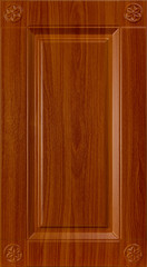 Wooden kitchen facade. Texture for furniture and interior facade. Furniture facade for the kitchen. Size ratio 400x726