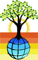 globe tree logo