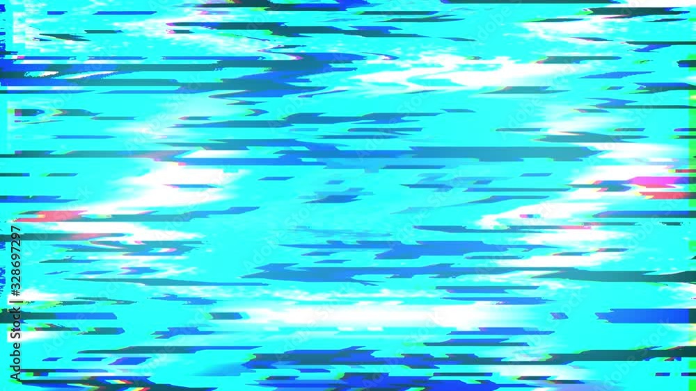 Poster glitch, pixel noise on the screen, computer generated. bad signal. video damage. 3d rendering a digi