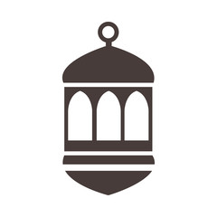 lantern decoration ramadan arabic islamic celebration silhouette style icon