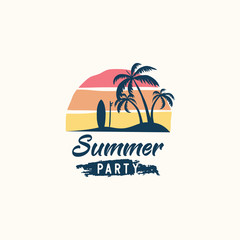Fototapeta na wymiar vintage summer badges labels, emblems and logo