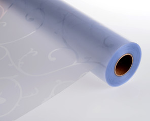 Fototapeta premium Colorless frosted pattern glass film material
