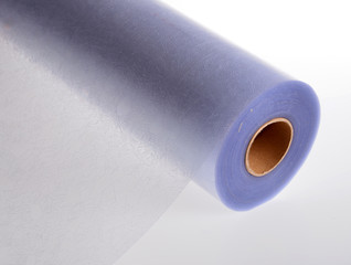 Colorless frosted pattern glass film material