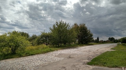 road in the countryside