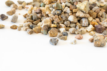 沢山の小さい石ころ、小石