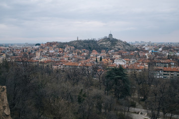 Fototapeta na wymiar view of Plovdiv