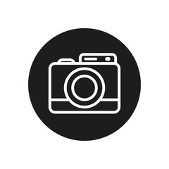 camera device line block style icon vector design