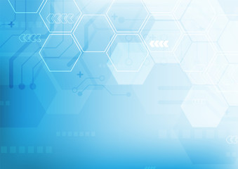 hexagon technology background
