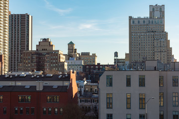 Skyline of Brooklyn Heights in Brooklyn New York