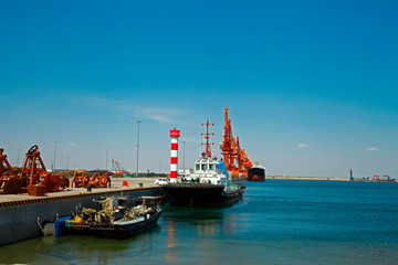 Fototapeta premium Port crane work