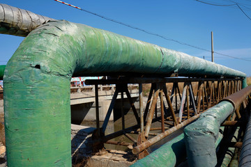 Naklejka premium Pipes and valves
