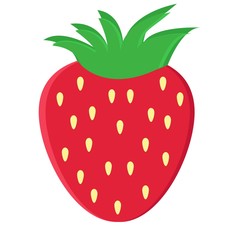 Fototapeta premium Strawberry vector ilustration can be used for business