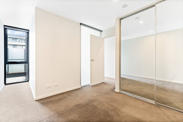 Empty and unfurnished brand new apartment